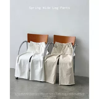 Spring wide leg pants กางเกงขายาว