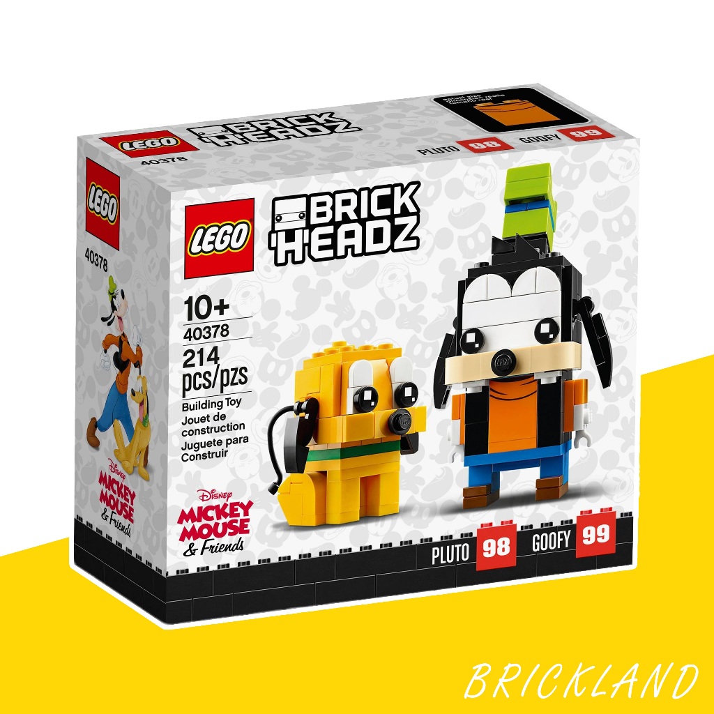 LEGO BrickHeadz 40378 Goofy & Pluto ของแท้ 100% พร้อมส่ง