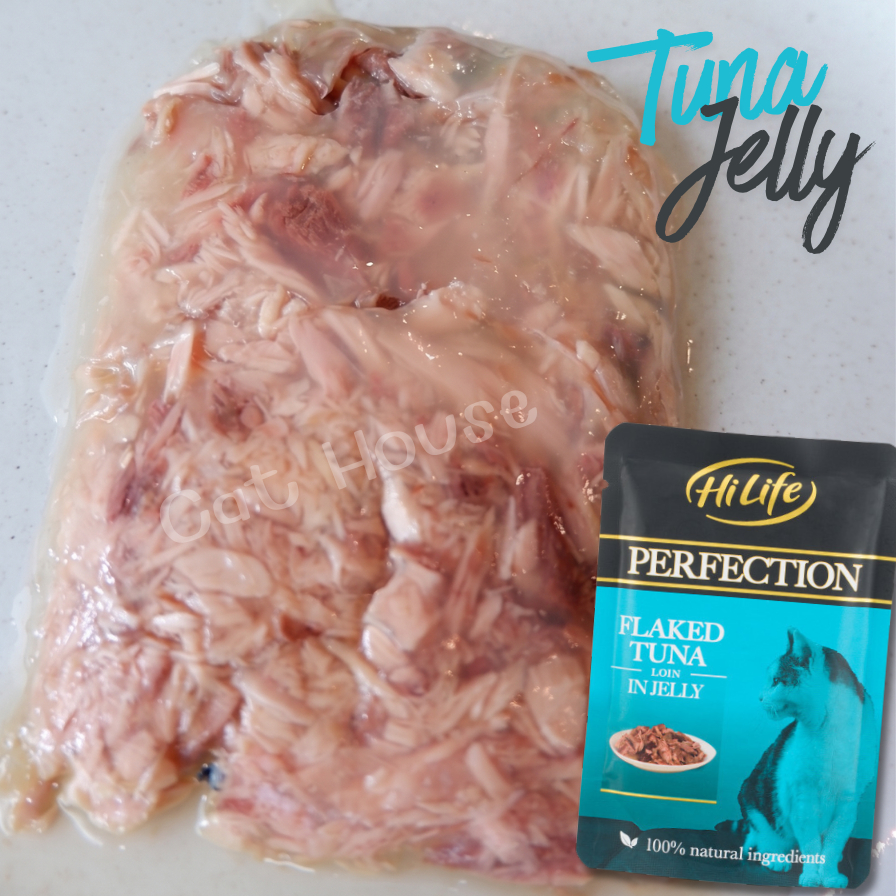 Hi Life PERFECTION TUNA IN JELLY 70g อาหารแมวเปียกรสทูน่าเจลลี่ ขนาด 70g