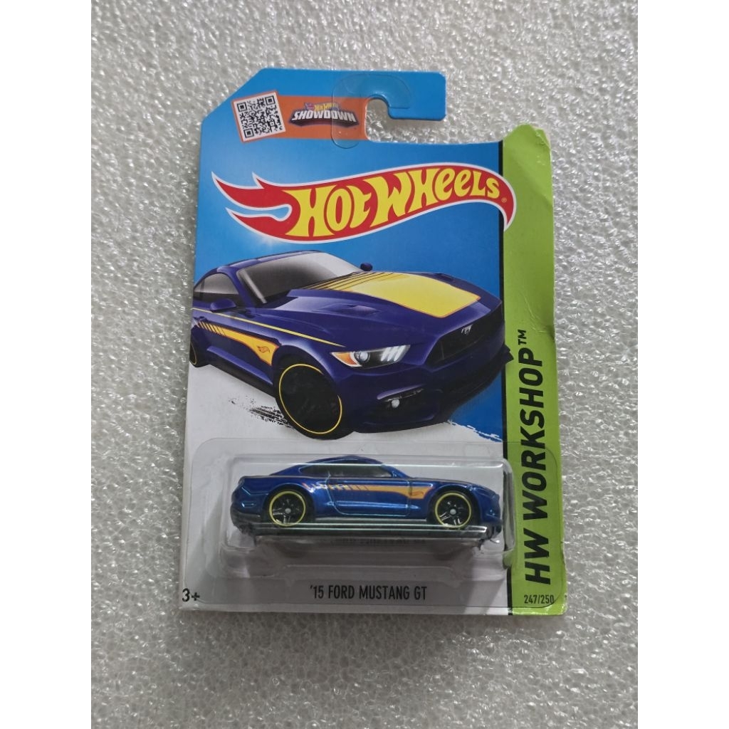 Hotwheels ford mustang gt แพ็คยับ