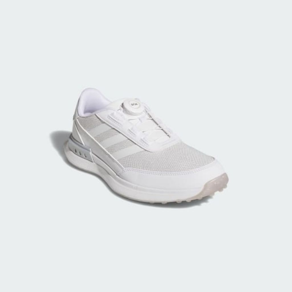 รองเท้ากอล์ฟ Adidas S2G SL BOA 25 สำหรับผู้หญิง สีขาว รุ่นใหม่ แบบไม่มีปุ่ม กว้างพิเศษ IH5965