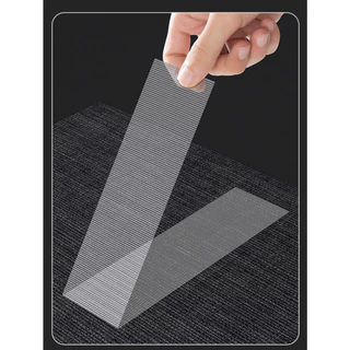 เทปผ้าตาข่ายสองหน้า แรงยึดเกาะแข็งแรง ยึดพรมแน่น กันน้ำทนร้อน ไม่ทิ้งคราบกาว ฉีกมือง่าย อเนกประสงค์