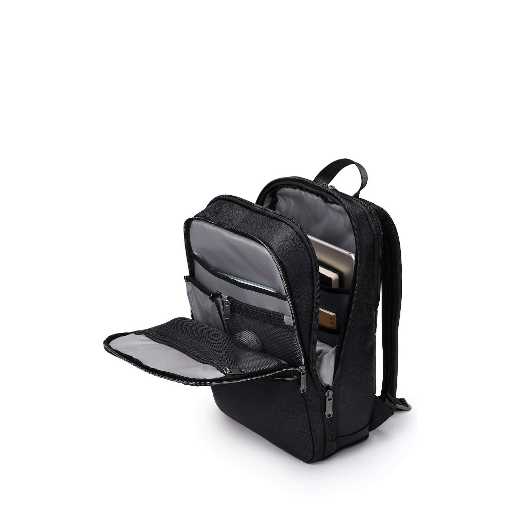 SAMSONITE حقيبة ظهر لابتوب 14.1 بوصة SAM Classic Leather — صورة 5