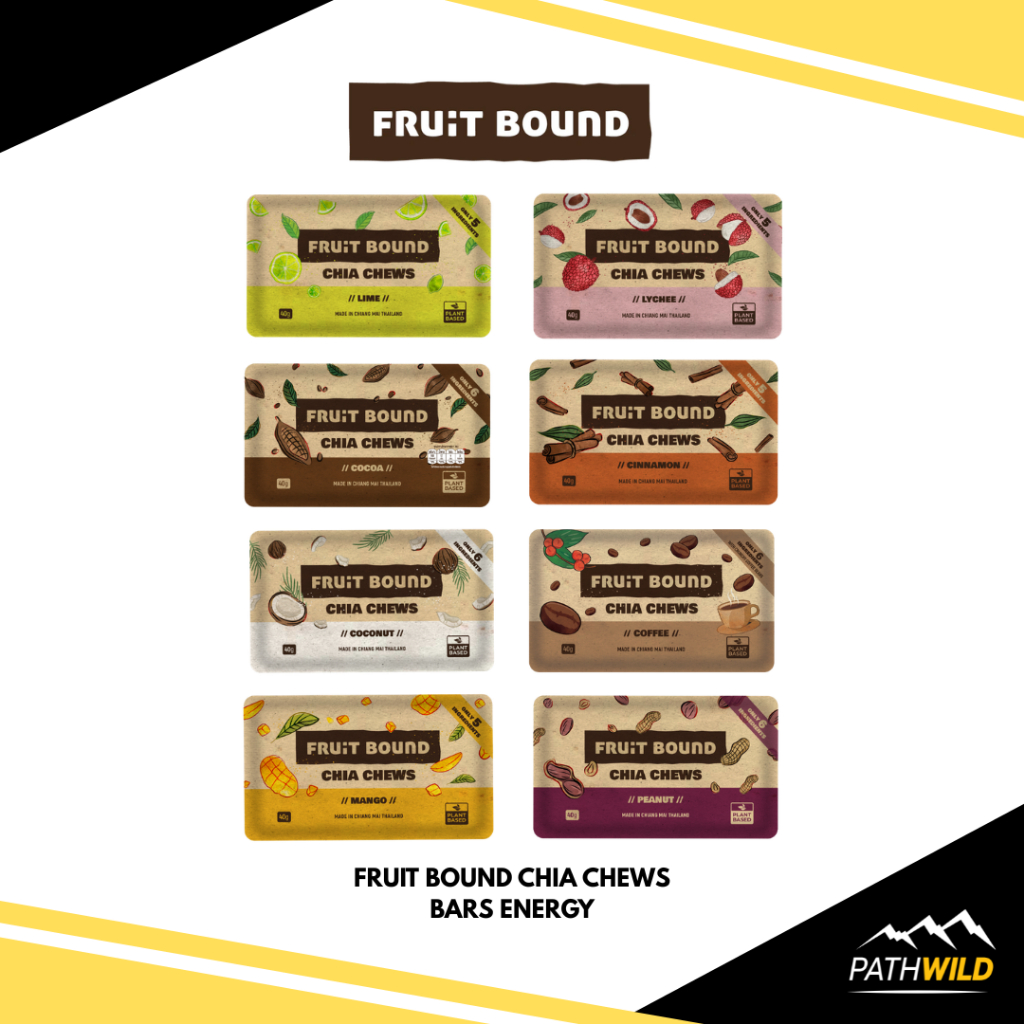 FRUIT BOUND BARS ENERGY BARS ฟรุตเบานด์ผลไม้อัดแท่  ผลไม้อัดแท่งผสมธัญพืช ขนาด 40 กรัม (40g)