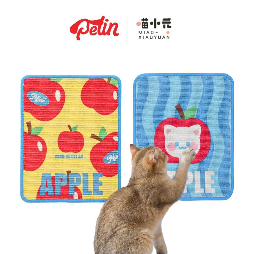 Miao Xiaoyuan แผ่นลับเล็บแมว ทนทาน ไม่เป็นขุย แผ่นป้องกันแมวข่วนโซฟา แผ่นลับเล็บสำหรับติดผนัง