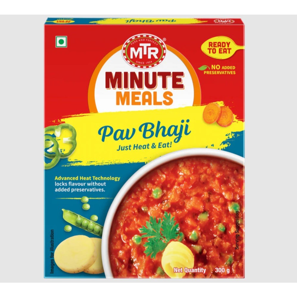 MTR RTE PAV BHAJI 300G // แกงผักรวมบด 300G