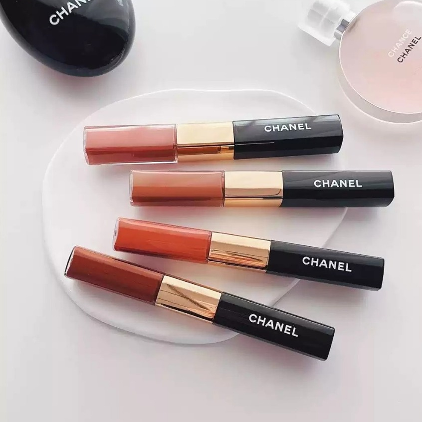 สินค้าใหม่│พร้อมส่ง🍔 Chanel Le rouge duo ultra tenue ลิปชาแนลดูโอ้ ลิปชาแนลรูชอาลัว chanel 154 69 174 186