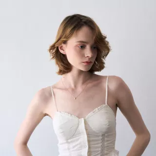 HOUSEOFMUQÉ Bare Dot Necklace