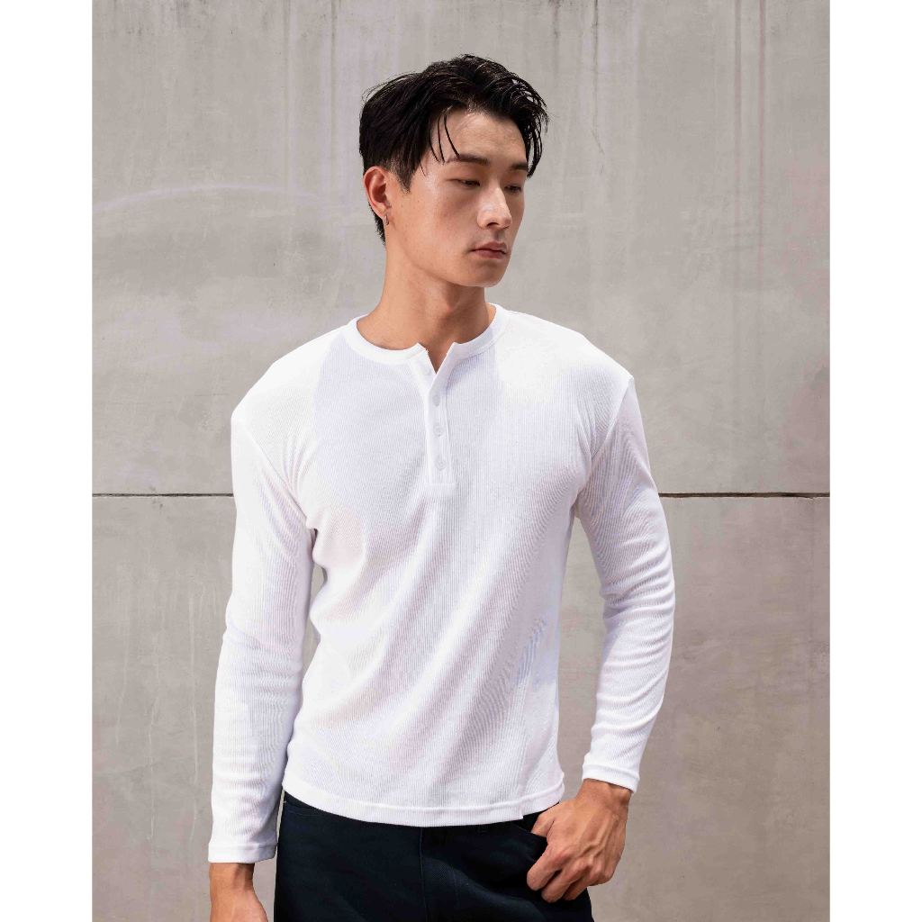 Henley Nomad Gent : Henley Rib Long and Short Sleeve Tee