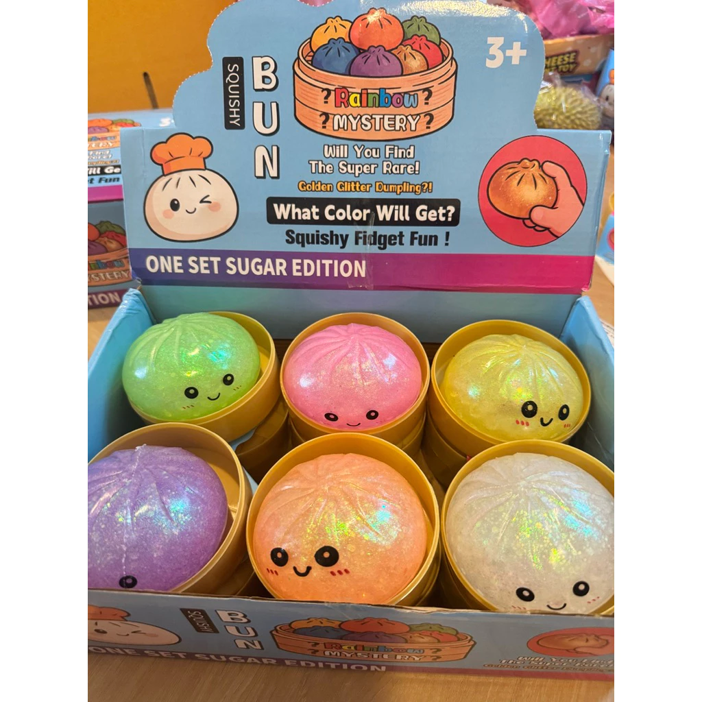 พร้อมส่งในไทยของเล่นมาใหม่ 🍞 สกุชชี่นุ่มเด้ง ซาลาเปาหนุบหนับ ของเล่นสุดคิ้วท์ บีบเล่นเพลินๆ น่ารักมาก thumbnail 3