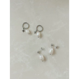 Julys - la luna earrings (stainless steel)