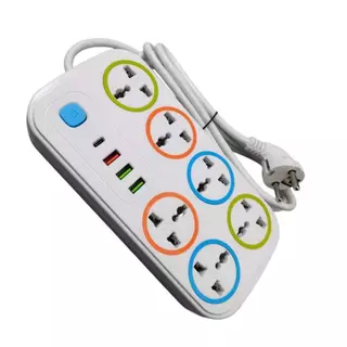 ✨รับประกัน 2 ปี✨ปลั๊กไฟ มีUSB 2300W รางปลั๊กไฟ ปลั๊กอเนกประสงค์ หัวชาร์จUSB