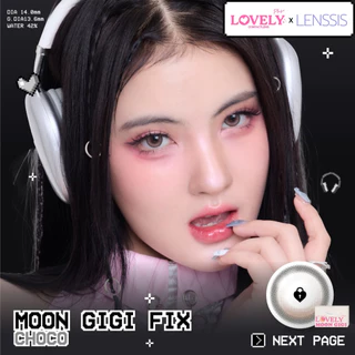 [ของแท้] Lovelyplus รุ่น Moon Gigi Fix Lens เลนส์เสี้ยวพระจันทร์ มูนจีจี้ ฟิกซ์เลนส์ เลนส์ล็อค เลนส์ไม่หมุน ไม่ขยับ