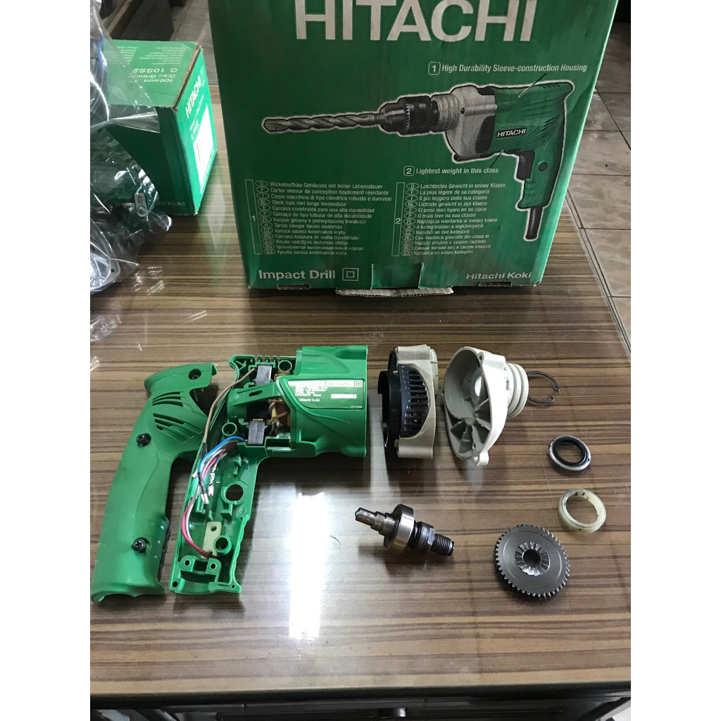 อะไหล่สว่าน DV13VSS HITACHI อะไหล่ถอดจากสว่าน ทุ่น ฟิลคอย โครงเสื้อ