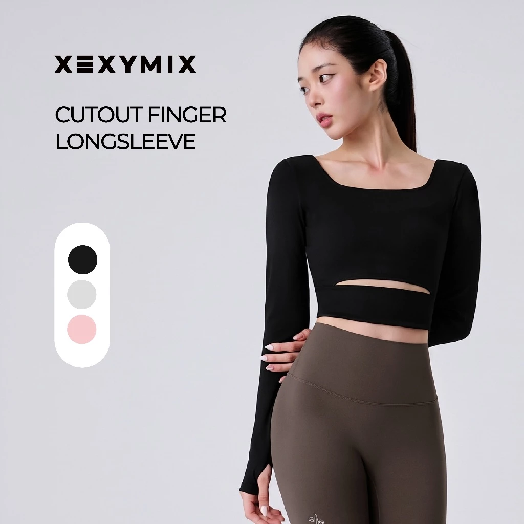 [XEXYMIX] Cutout Finger Longsleeve