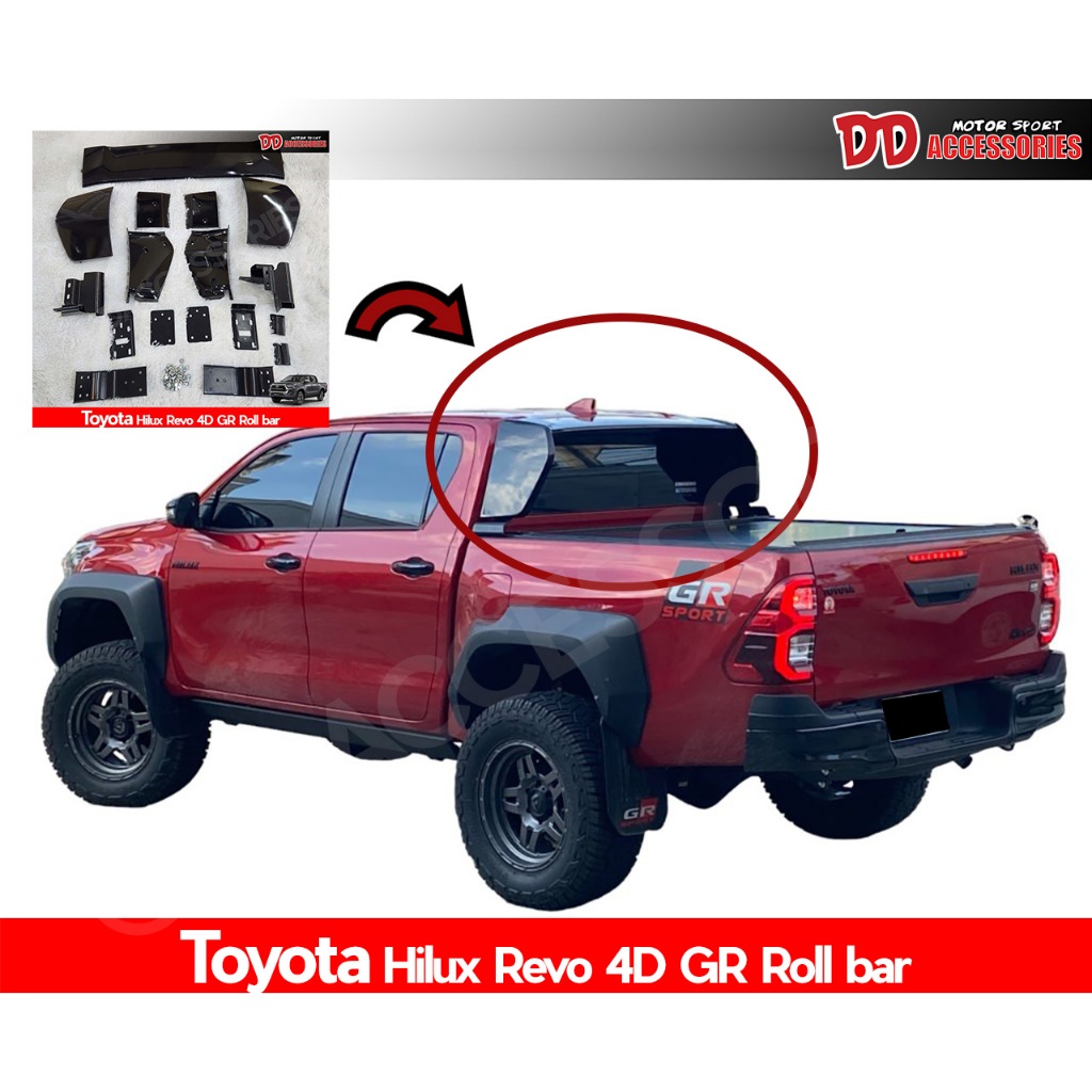 โรลบาร์ Rollbar Revo 2020 รุ่น 4ประตู ทรงGR สีดำเงา งานสวยมาก NT