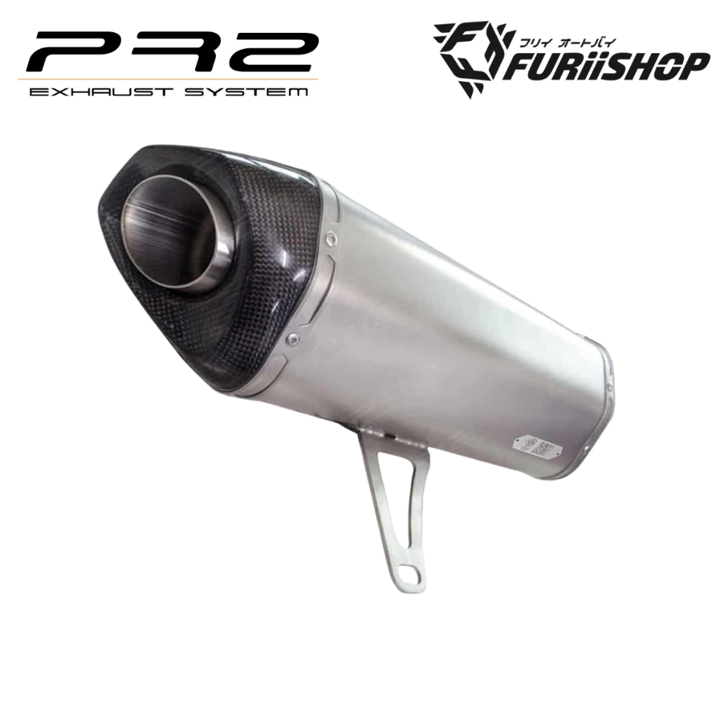 ปลายท่อ + ชิ้นส่วน PR2 AK TITANIUM สำหรับ YAMAHA XMAX