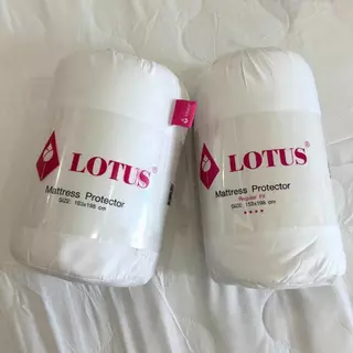 (โล๊ะ) LOTUS/Dunlopillo ผ้ารองกันเปื้อน ผ้ารองที่นอน กันไรฝุ่นเเละเเบคทีเลีย มียางรัดมุม4 ด้าน