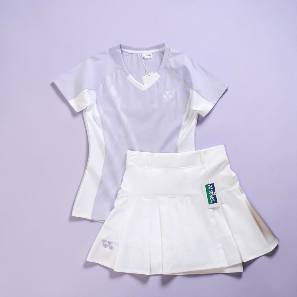 (ลุคใหม่) ชุดตีกอล์ฟหญิงมีซับใน ได้2ชิ้น  (Size:S-L) ทรงสวยสีสันสดใสทนทาน เหมาะทุกสนาม ระบายอากาสได้ดี ⛳