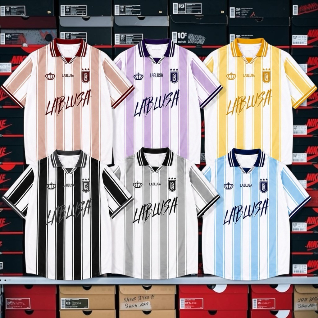 NEW ARRIVALสินค้าใหม่-LABLUSA-LBSว297 : เสื้อกีฬาผ้ายืดเบาสบาย ระบายอากาศได้ดี แห้งไว  UNISEX