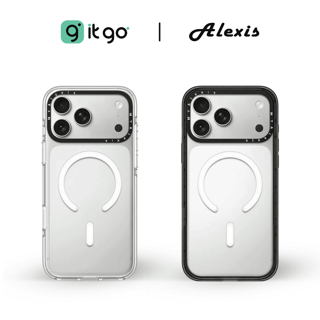 เคสใสและขอบดำ Alexis ST Clear&Black เคสใส ขอบกล้องดำ ไม่สกรีนลาย