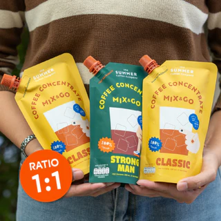 Mini Mix & Go Cold Brew Coffee Concentrate set 300 mL - เซตกาแฟสกัดเข้มข้น อัตราส่วน 1:1 | The Summer Coffee Company