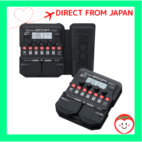 ZOOM G1X FOUR G1 FOUR Guitar multi-effector Black【Direct from japan】