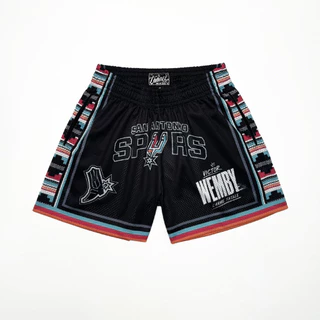 กางเกงกีฬา กางเกงบาสขาสั้น San Antonio Spurs Collection [ มีไซส์ใหญ่ ]