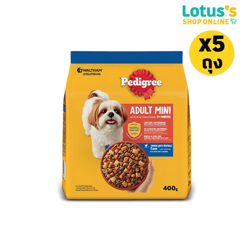 PEDIGREE طعام كلاب جاف 400 غ (5 أكياس) — صورة 6