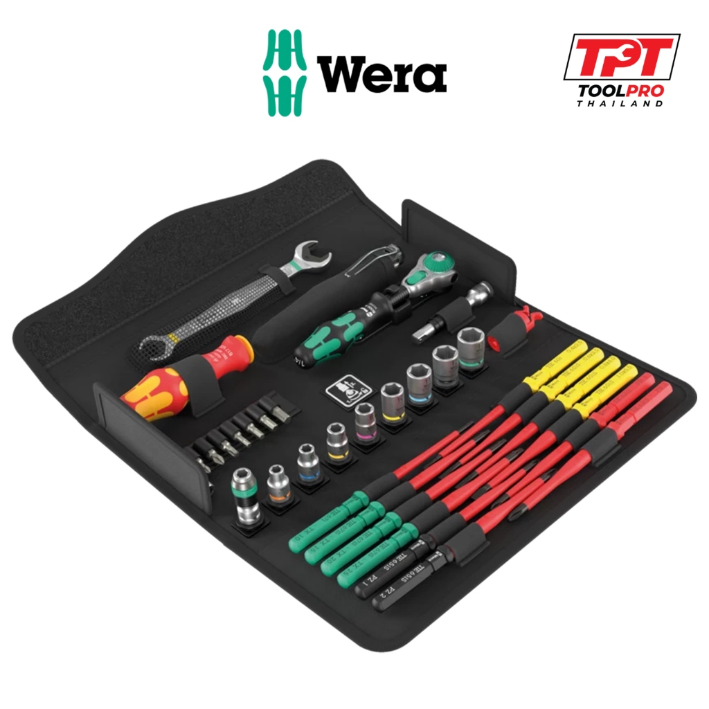 Wera ชุดเครื่องมือ Kraftform Kompakt W1 Maintenance Tool Finder, Tool Set (05135926001)