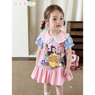 [90-130]กีกี้เบบี้ เดรสเจ้าหญิง เดรสน่ารักๆ เสื้อผ้าเด็d kikibaby-dress KP