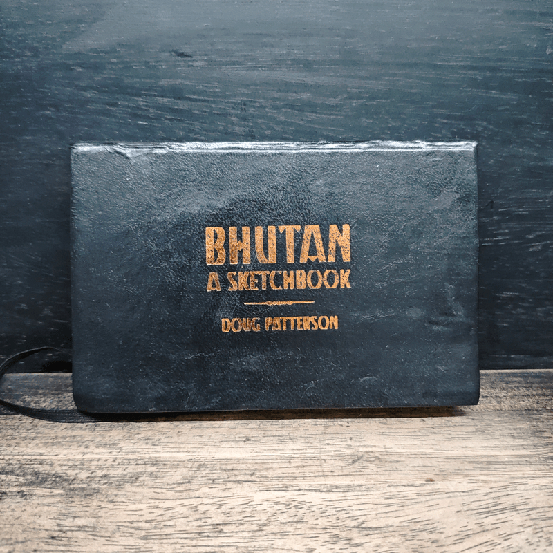 BHUTAN A SKETCHBOOK - Doug Patterson 🏷️1186812