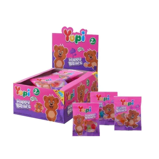 Yupi เยลลี่กัมมี่ แฮปปี้ เบบี้แบร์ 9กรัม แพค24