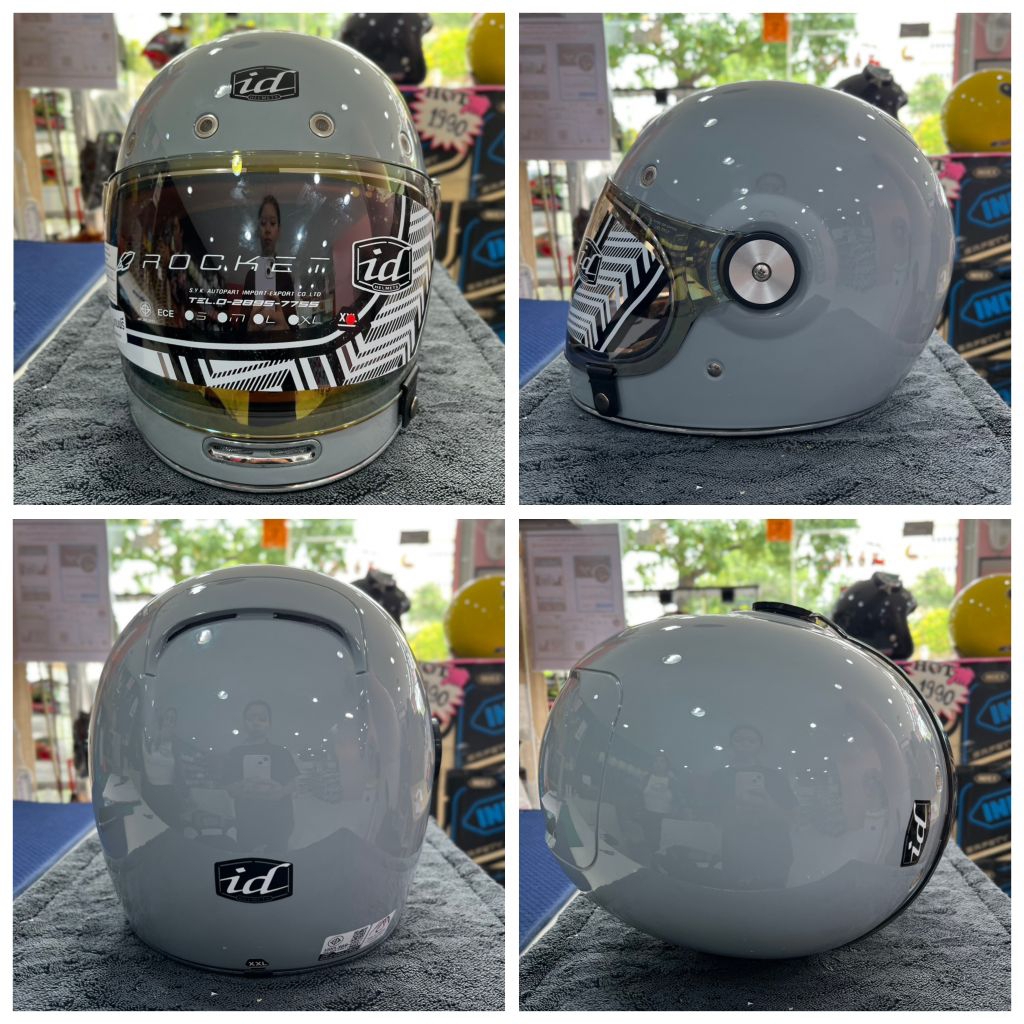 ‼️ID ROCKET สายVintage สี GREY เทาเงา ทรงสวยมาก