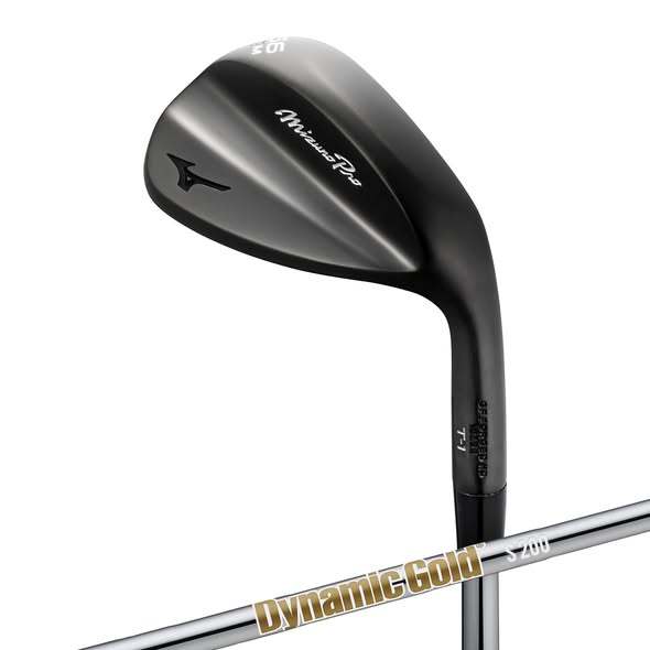 ใหม่ Mizuno Pro T-1 Black Ion Wedge ก้าน True Temper Dynamic Gold S200 Steel S200 129g Loft50/08 52/