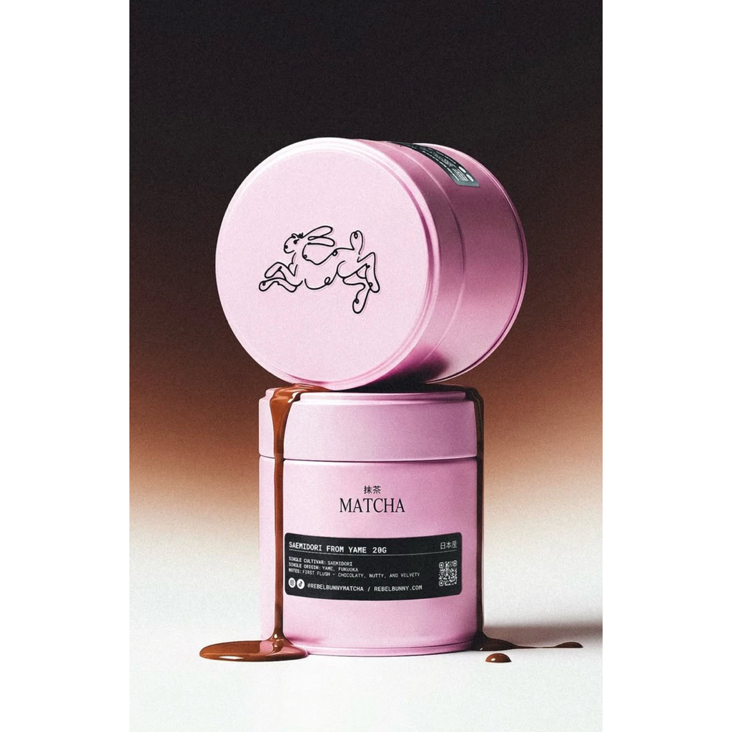 พร้อมส่ง Rebel Bunny  Saemidori Yame Matcha 20g.