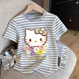 เสื้อยืดคอกลมสำหรับผู้หญิงคอลเลctionฤดูร้อนใหม่ มีหลายแบบ หลายไซส์ M-3XL จัดส่งจากกรุงเทพฯ