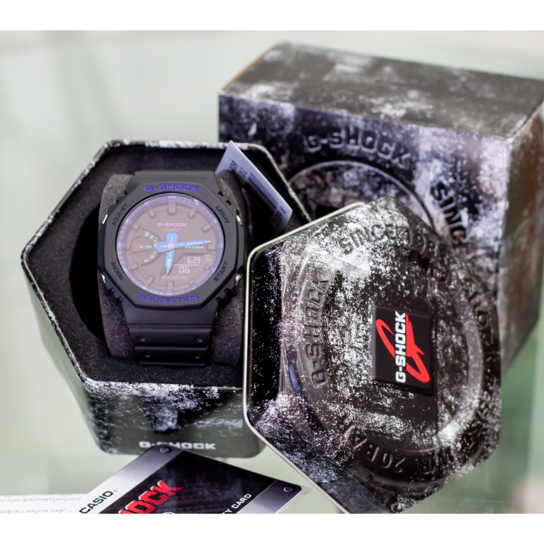 นาฬิกา CASIO G-Shock Carbon Core Guard GA-2100VB-1ADR