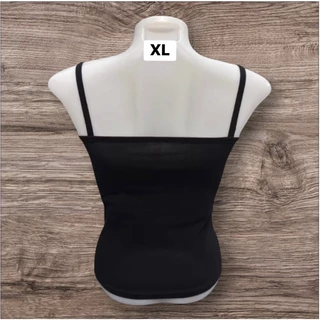 เสื้อเกาะอกมีสายบิ๊กไซส์XL เอวลอย (ผ้าคอตตอน) สาวอวบ​ ใส่สบายไม่ร้อน เนื้อผ้ายืดตามตัว