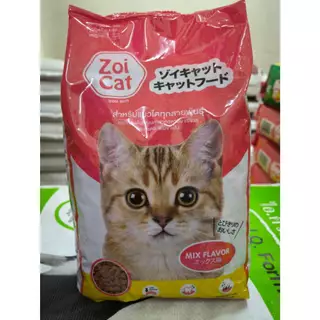 ซอยแคท อาหารแมวรสรวม ขนาด 1 กก.x20 ถุง (Zoi Cat 1 kgx20) Mix Flavor (บรรจุ 1 กก.x20 ถุง)