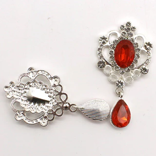 TT12*พร้อมส่ง* พาสเทลฐานเงิน จี้ติดโบว์​ ตุ้งติ้ง​ติด​โบว์​ จี้หยดน้ำ ขนาด 27*53 มม. งานฝีมือ งาน DIY