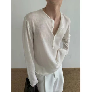LEELA -RELAX KNIT SHIRT-เสื้อไหมพรมแขนยาว