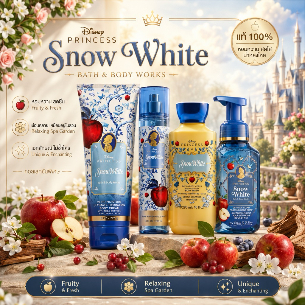 Snow White Bath & Body Works Disney Princess Collection