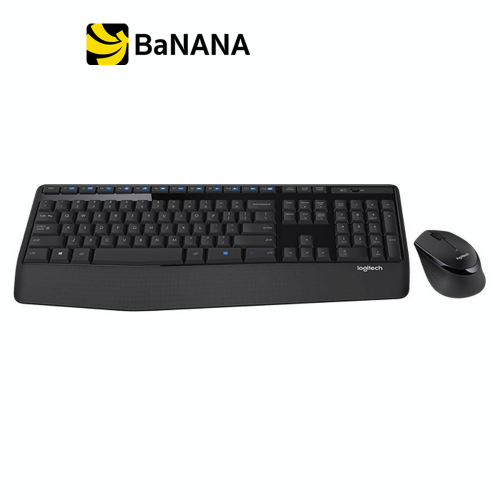 เมาส์และคีย์บอร์ด Logitech Wireless Mouse + Keyboard MK345 (แป้นพิมพ์ ไทย/อังกฤษ) by Banana IT