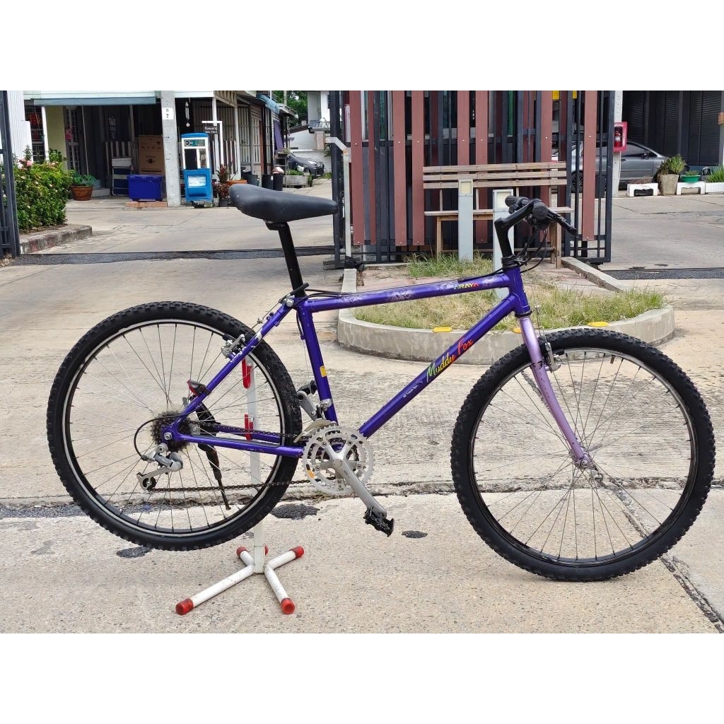 เสือภูเขาวินเทจ Araya Muddy fox ชุดขับ Shimano LX 21 speeds วงล้อ Araya Japan 26 นิ้ว เฟรมเหล็ก Crom