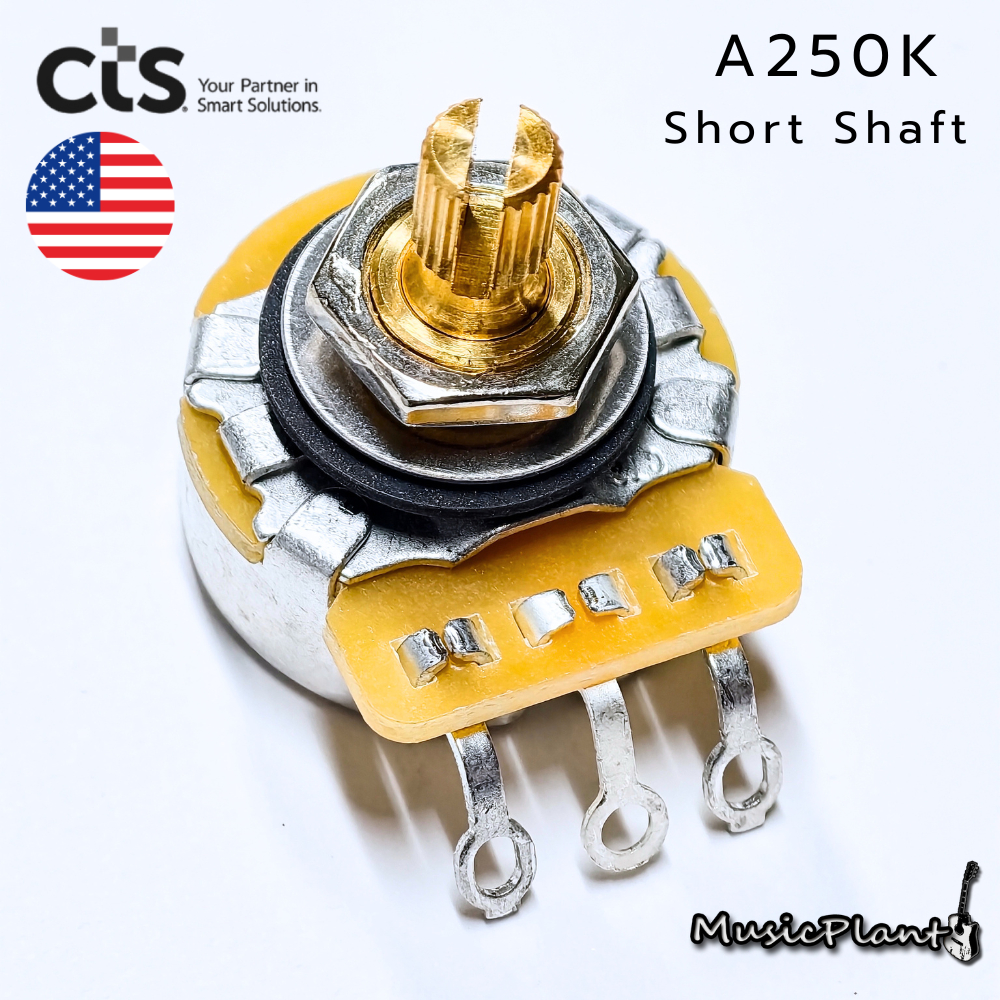 CTS - พอทวอลลุ่ม Pot A250K / B250K Short Shaft