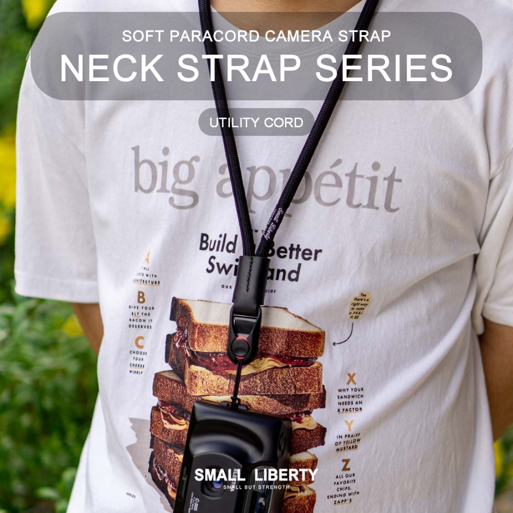 สายคล้องคอ หัวปลดเร็วสไตล์ Peak Design รุ่น Utility Cord