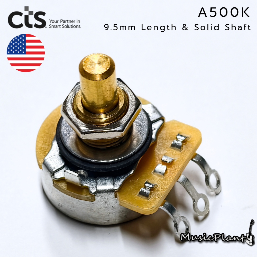 CTS - พอทวอลลุ่ม Pot A250K 9.5mm Length and Solid Shaft