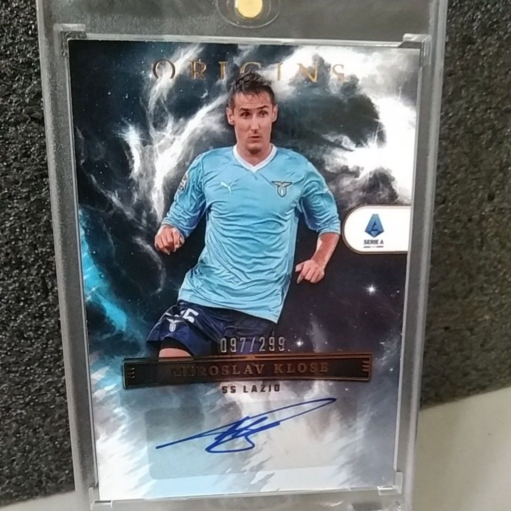 การ์ดฟุตบอล Panini Chronicles Origins Autographs  Miroslav Klose  /299