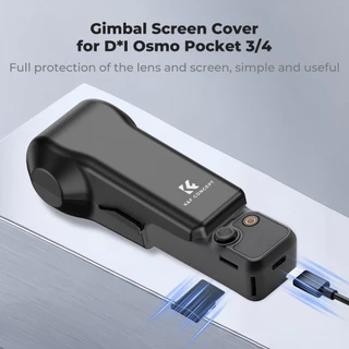 K&F CONCEPT เคสกันกระแทก พร้อมช่องฟิลเตอร์แม่เหล็กและการ์ด สำหรับ DJI Osmo Pocket 3/4